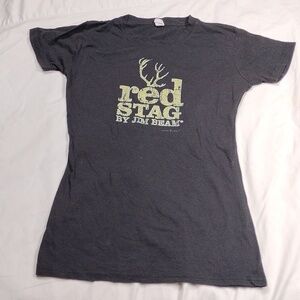 Red stag by Jim Beam women's medium sized t shirt